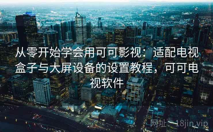 从零开始学会用可可影视：适配电视盒子与大屏设备的设置教程，可可电视软件