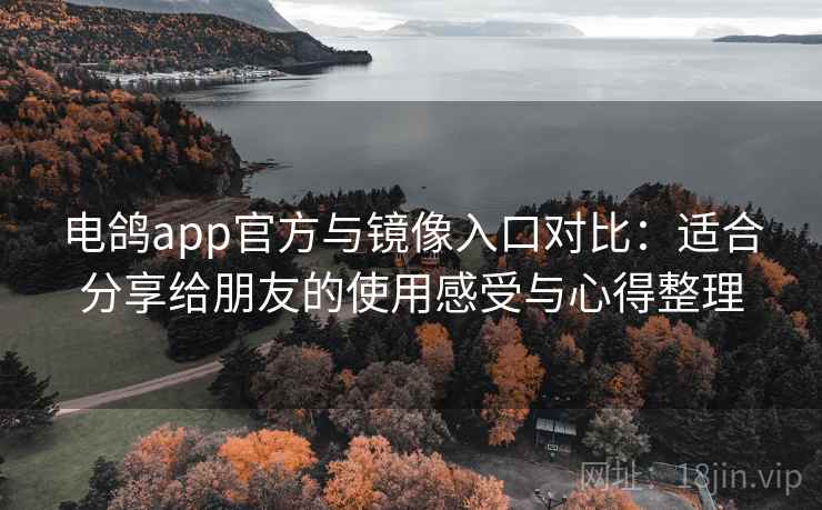 电鸽app官方与镜像入口对比：适合分享给朋友的使用感受与心得整理