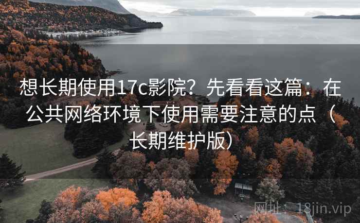 想长期使用17c影院？先看看这篇：在公共网络环境下使用需要注意的点（长期维护版）
