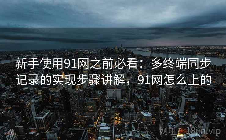 新手使用91网之前必看：多终端同步记录的实现步骤讲解，91网怎么上的